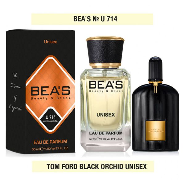 Beas U714 Tom Ford Black Orchid edp 50 ml, Unisex Perfume Beas U714 inspired by Tom Ford Black Orchid